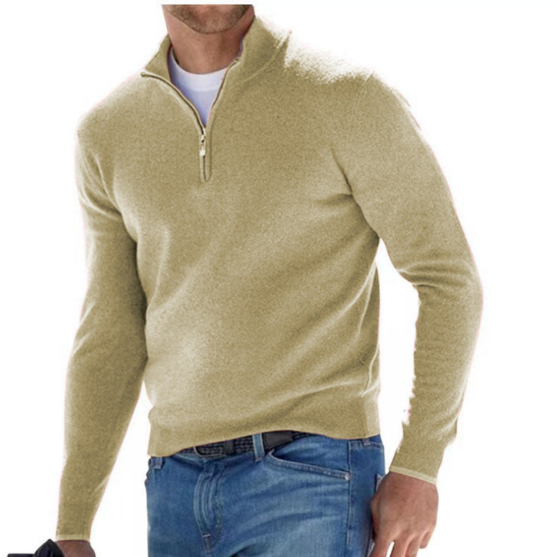 The Adam Half Zip Sweater