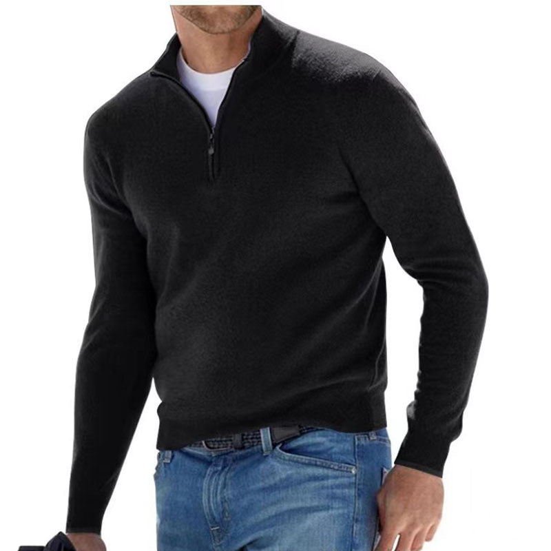 The Adam Half Zip Sweater