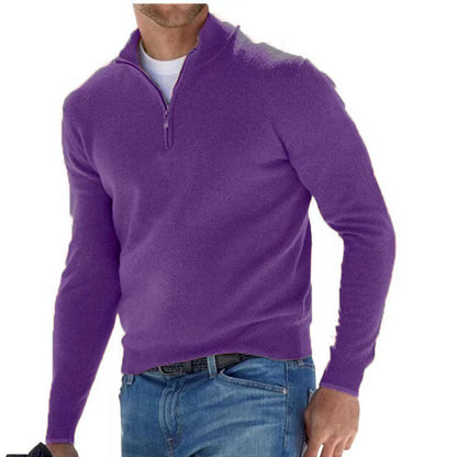 The Adam Half Zip Sweater