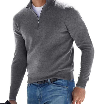 The Adam Half Zip Sweater