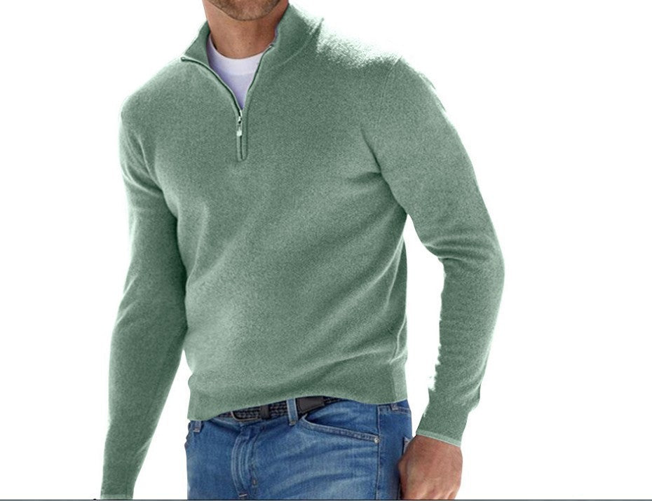 The Adam Half Zip Sweater