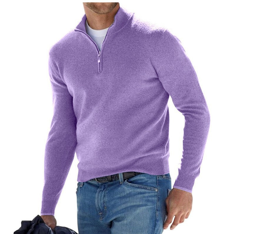 The Adam Half Zip Sweater