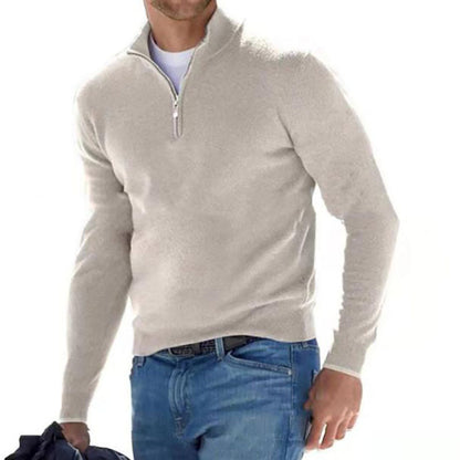 The Adam Half Zip Sweater