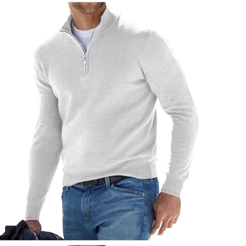 The Adam Half Zip Sweater