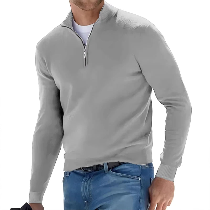 The Adam Half Zip Sweater