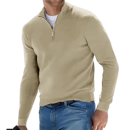 The Adam Half Zip Sweater